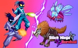 Stick Ninja Survival: Rogue-Like Arcade Game