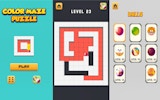 Color Maze Puzzle - Swipe Ball Challenge