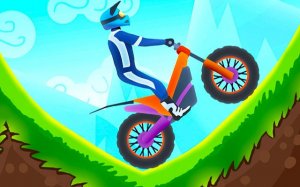Hill Climb on Moto Bike - Extreme Physics Racing Game