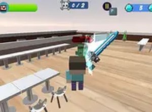 Noob Protects the School Online Game