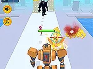 Steel Runner 3D Robot Runner Game